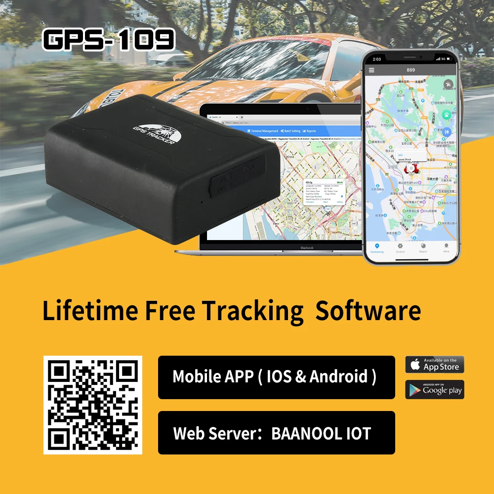 Coban GPS Tracker Model 109 Long Standby portable GPS Tracker with 365 Days Battery Strong magnet