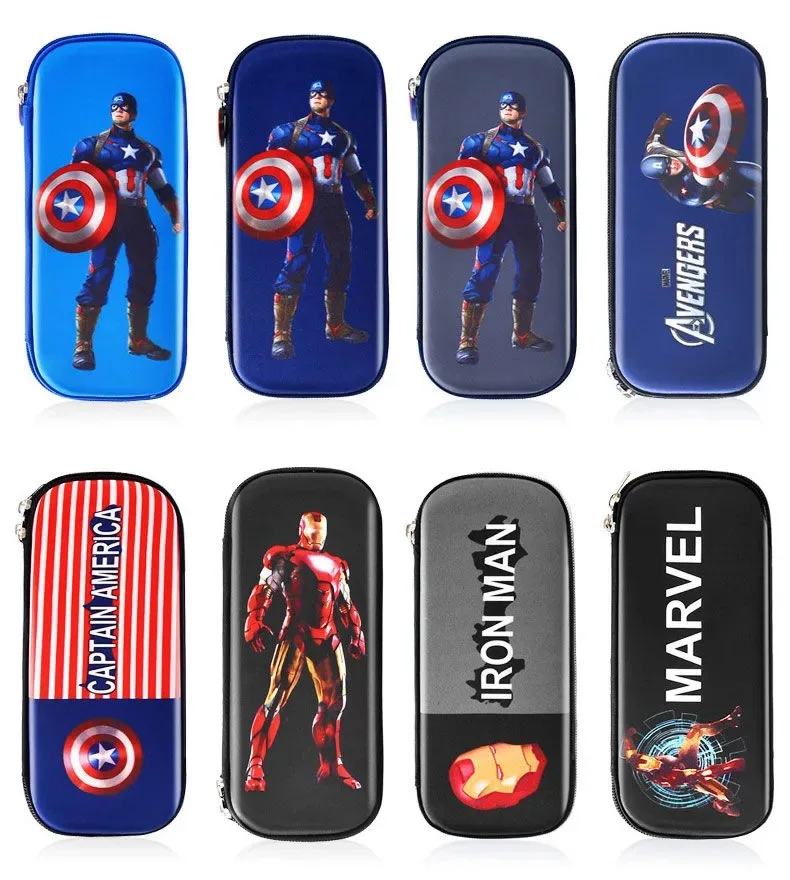 
Wholesale Custom Carton printed Pencil EVA Case Bag, Storage Plastic Pencil Bag 