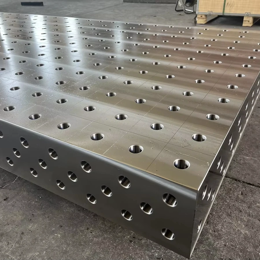 Cast Iron Welding Table, Inspection and Measurement Flat Platform, Welding Assembly Clamp To