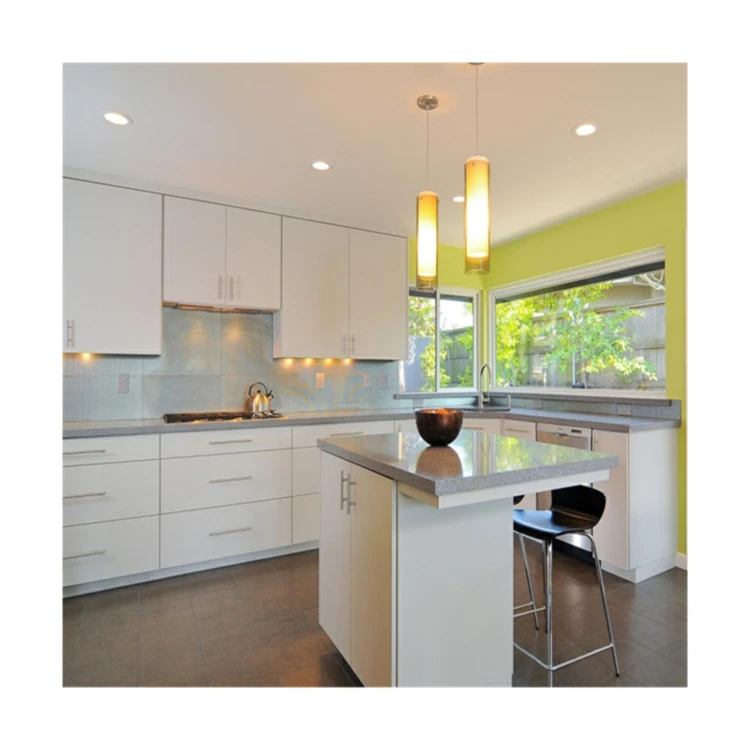 Hot Selling Modular Kitchen Furniture Manufacturer Hot Style Kitchen Cabinet Wall Modern Ethiopian Furniture Kitchen Cabinet