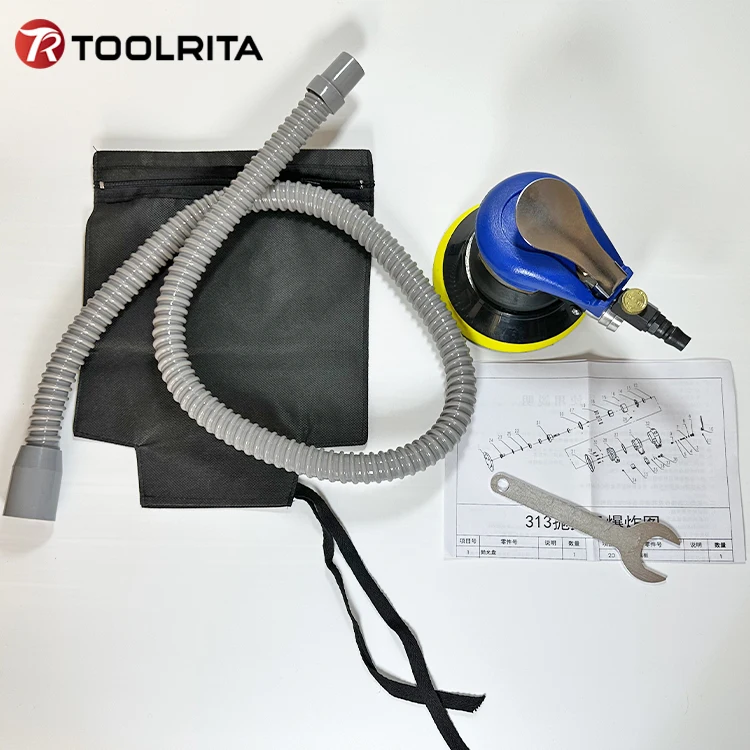 Air Orbital Sander 10000Rpm High Speed Pneumatic Palm Sander Portable Auto Polisher Machine lijadora orbital de aire
