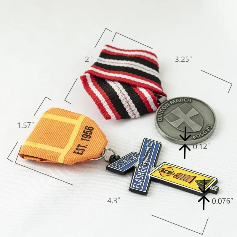 China High quality custom badge manufacturer Cute Design security badge web embroidery metal badge customization