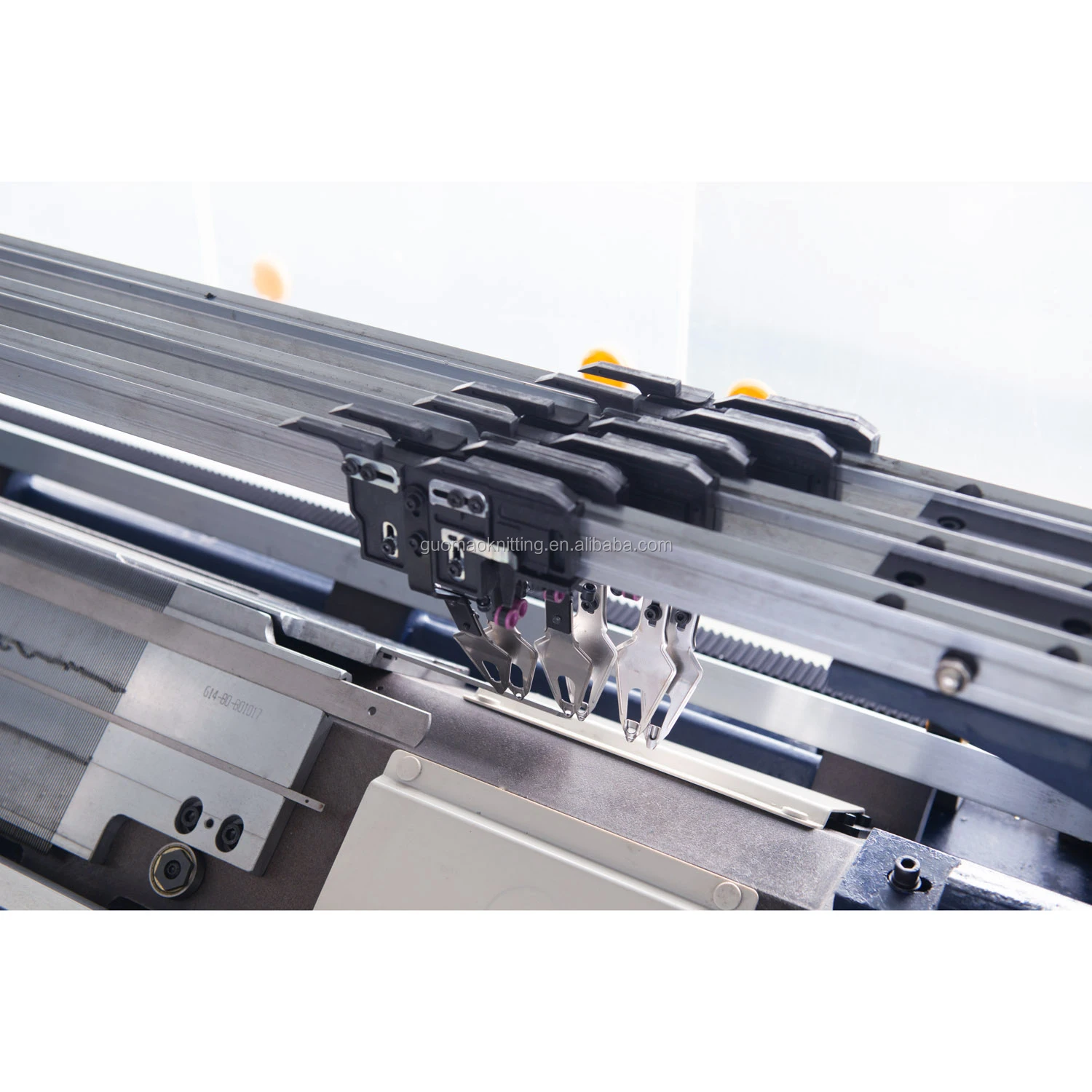 С двумя тележками, компьютерное шерстяное одеяло, вязальная машинка, вязаное одеяло, Детская Пряжа