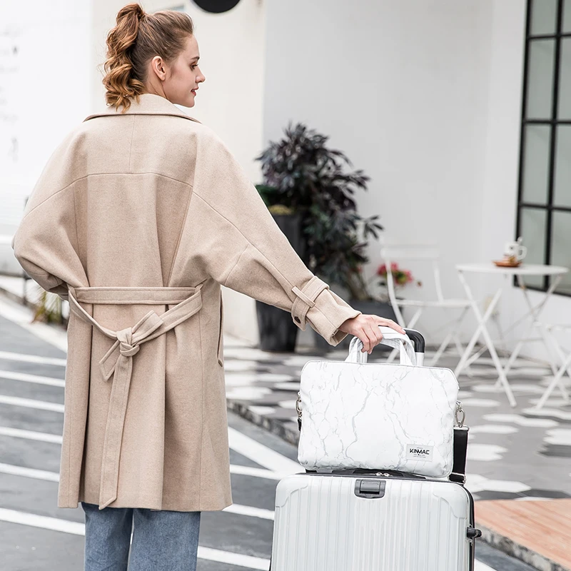 
Kinmac 360 Protective Water Resistant Laptop Shoulder Messenger Bag with All-Directional Rebound Cushion 13 inch-13.5 ihch 