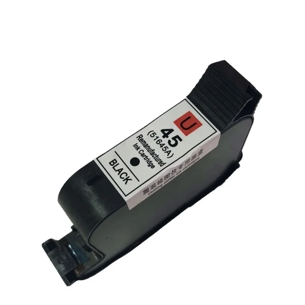 Pinelime Remanufactured Ink Cartridge Hp45 51645A Plotter Cartridge Full Printer Accessory Original Hp 65 Black Ink Cartridge