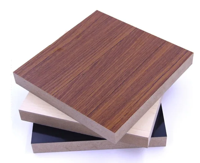 9mm melamine laminated MDF fiberboard sheet  for furniture cabinet