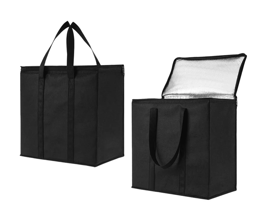 Non-Woven Insulated Tote Bags, Hot and Cold Lunch Bag Cooler Box , Perfect  Work, school, Office,picnic