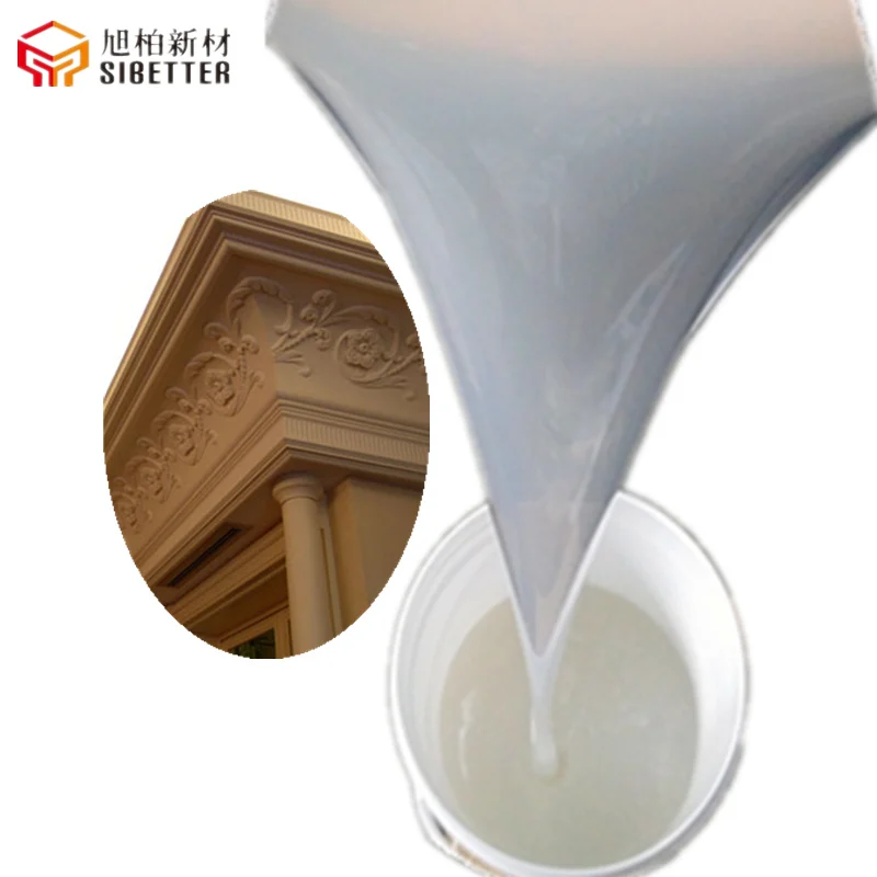 Sibetter rtv2 liquid silicone rubber for GFRC / GRG / concrete mold making Russia market