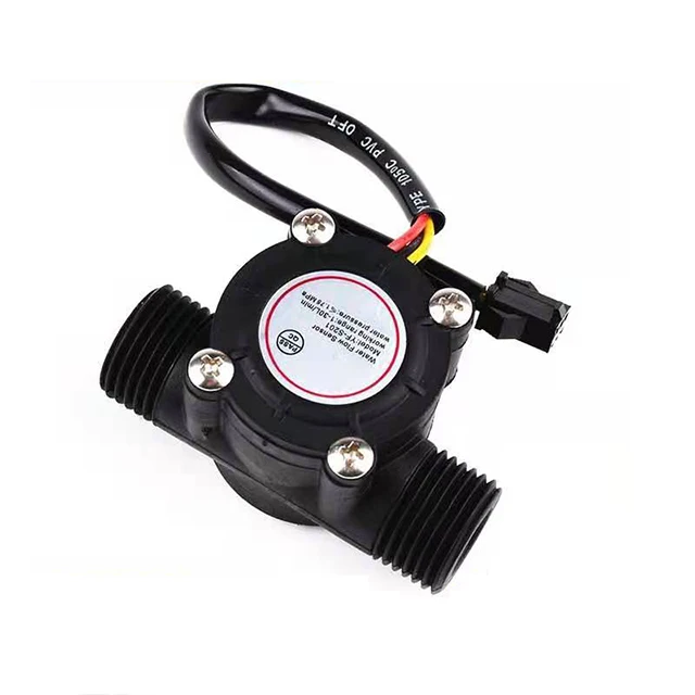 YF-S201 plastic water flow meter hall sensor flow meter turbine