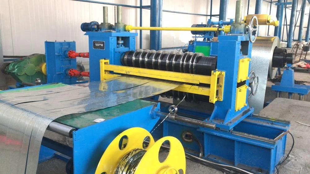 Narrow coils simple mechanical slitter machine and slitting line
