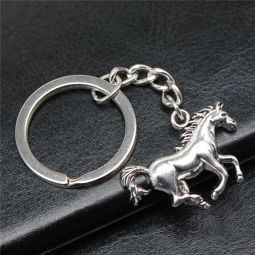 Blank logo animal shape Keyring metal horse to success offwhite keychain