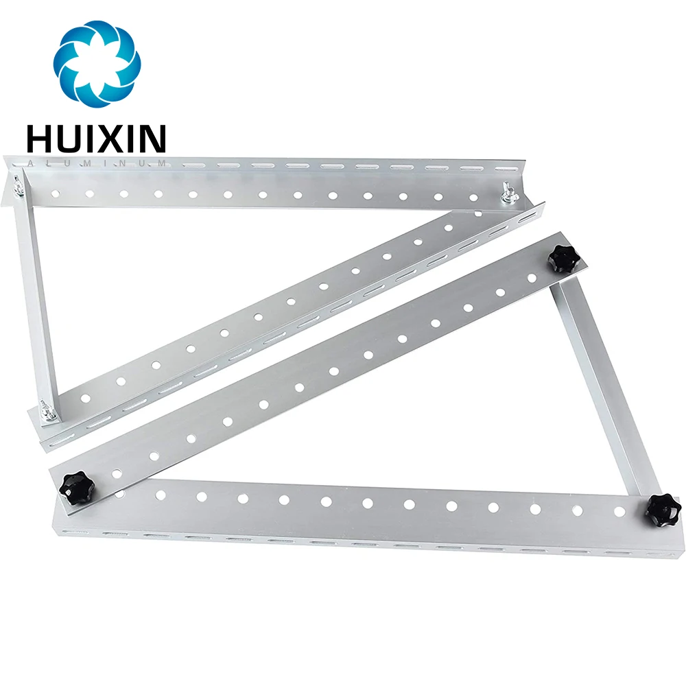 Flat Roof Triangle Solar Mounting Brackets Aluminium Solar Mount System