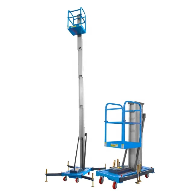 China Manufacturer Hydraulic Vertical Lift Mobile Man Lift Vertical Man Lift