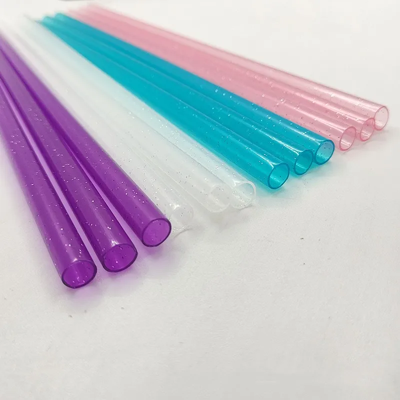 Cup Long Drinking Straws Food Grade Reusable Hard PP 300mm for Stanley 1 Piece Plastic Bar Accessories Straight