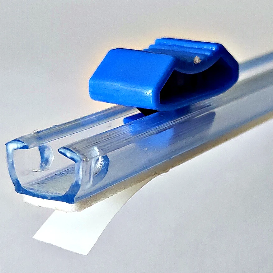 stick-on plastic sliding blade for cling film
