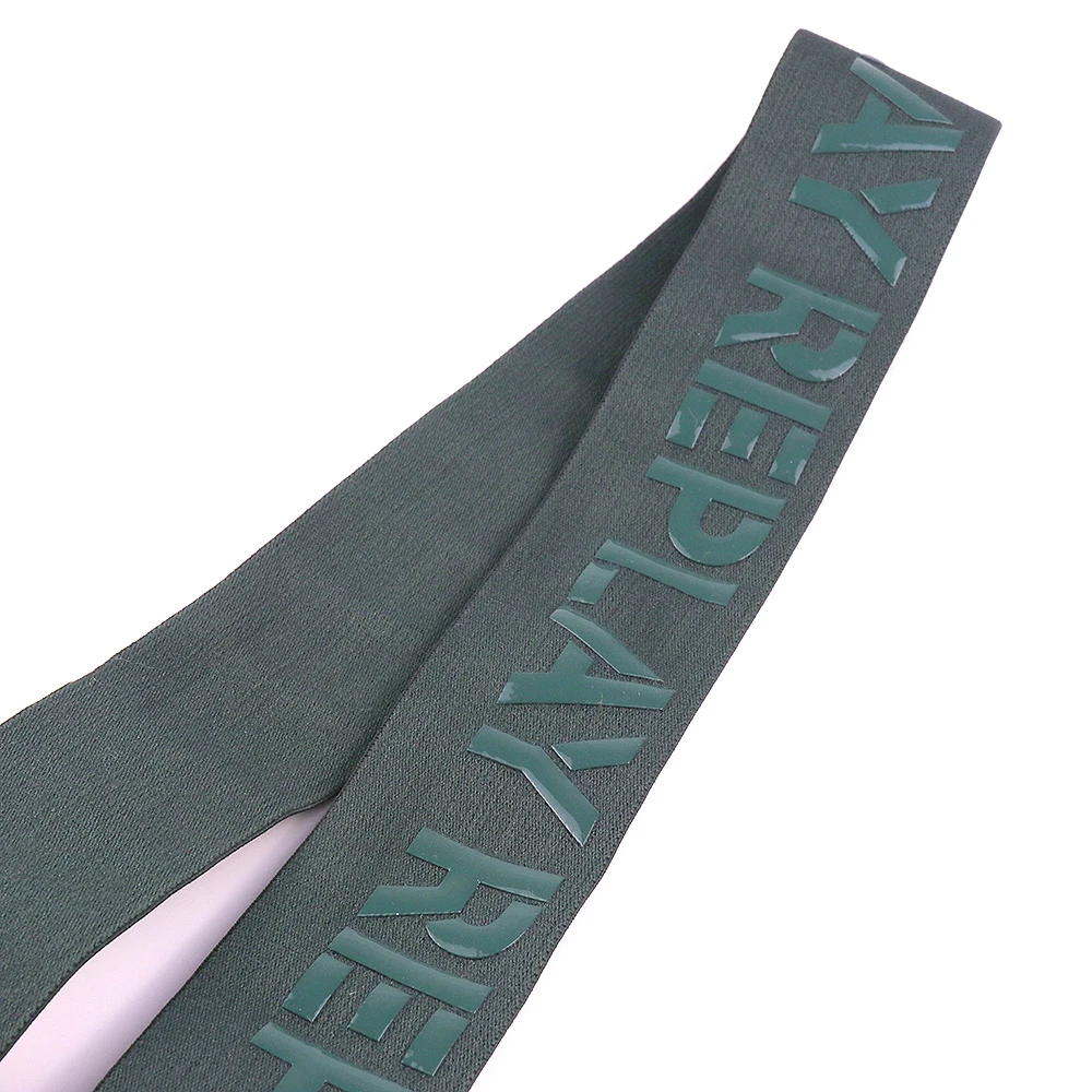 Мужское нижнее белье, пояс с логотипом, Специальная резиновая рельефная жаккардовая силиконовая эластичная тесьма