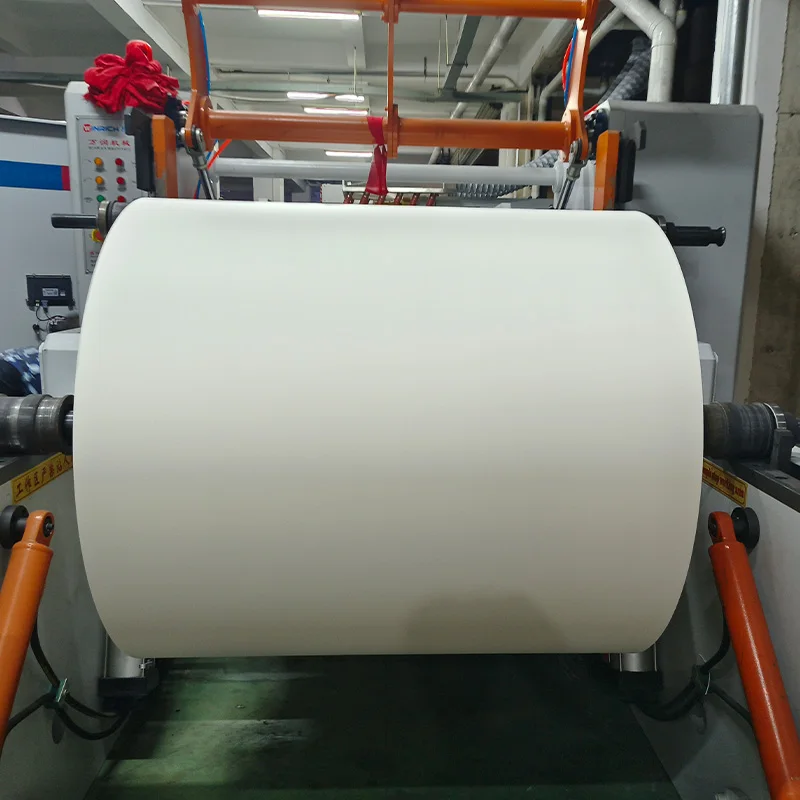 Eco-Friendly Custom PE PLA Printed Coated Kraft Paper Cup Fan Roll Pe Coated Paper Cup Roll Raw  Material For Paper Cups