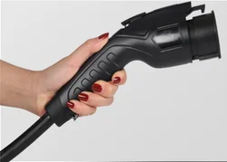 fisher Portable EV charger EVSE 16A adjustable 8A 10A 13A 16A with Type 1 EV connector portable electric car charging station