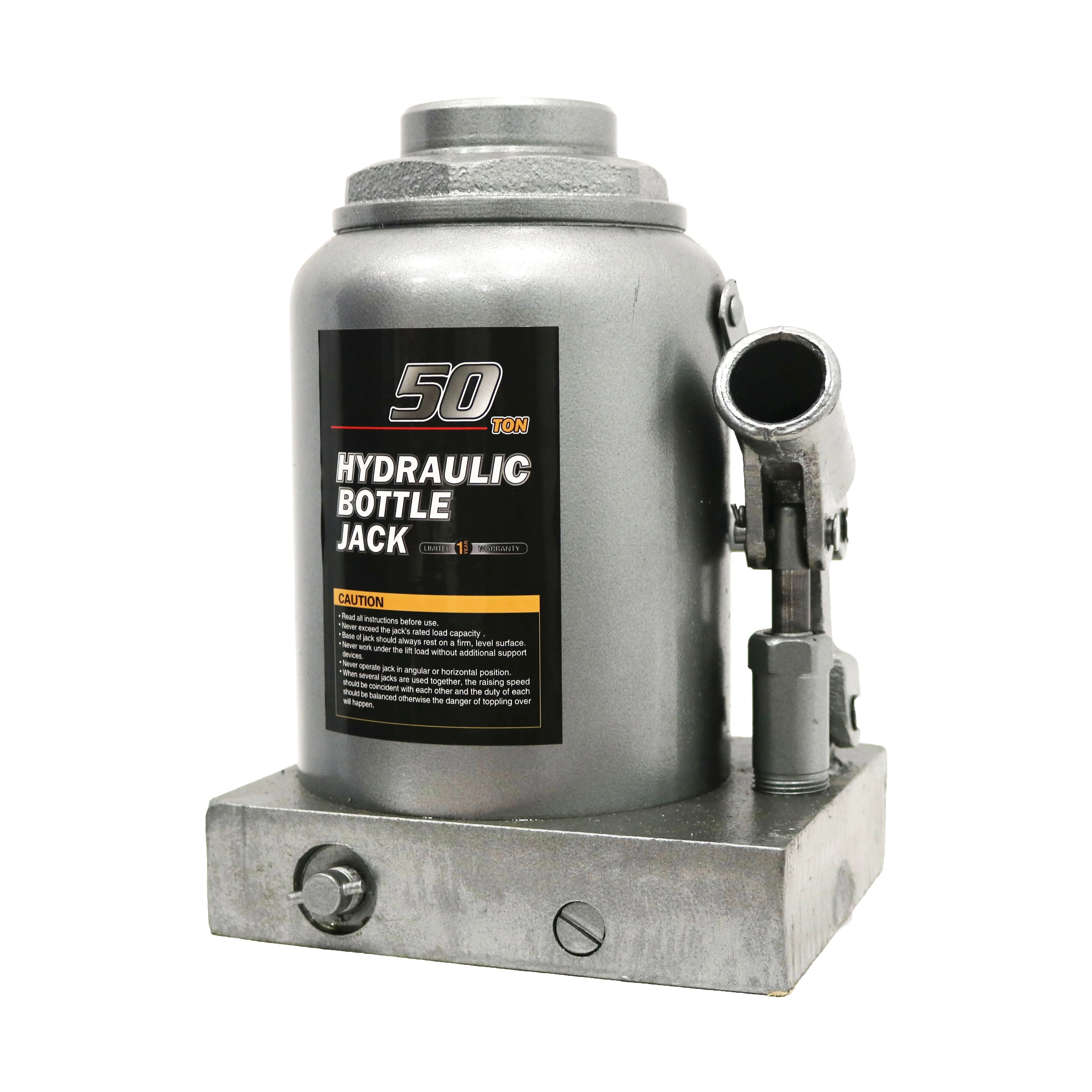1 Year Warranty  50 ton Hydraulic bottle jack With Safety Valve