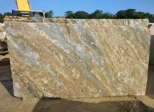 Top Quality Armani Gold North Granite Slab for Countertops Monuments Mosaic Exterior Interior Wall and Floor Applications
