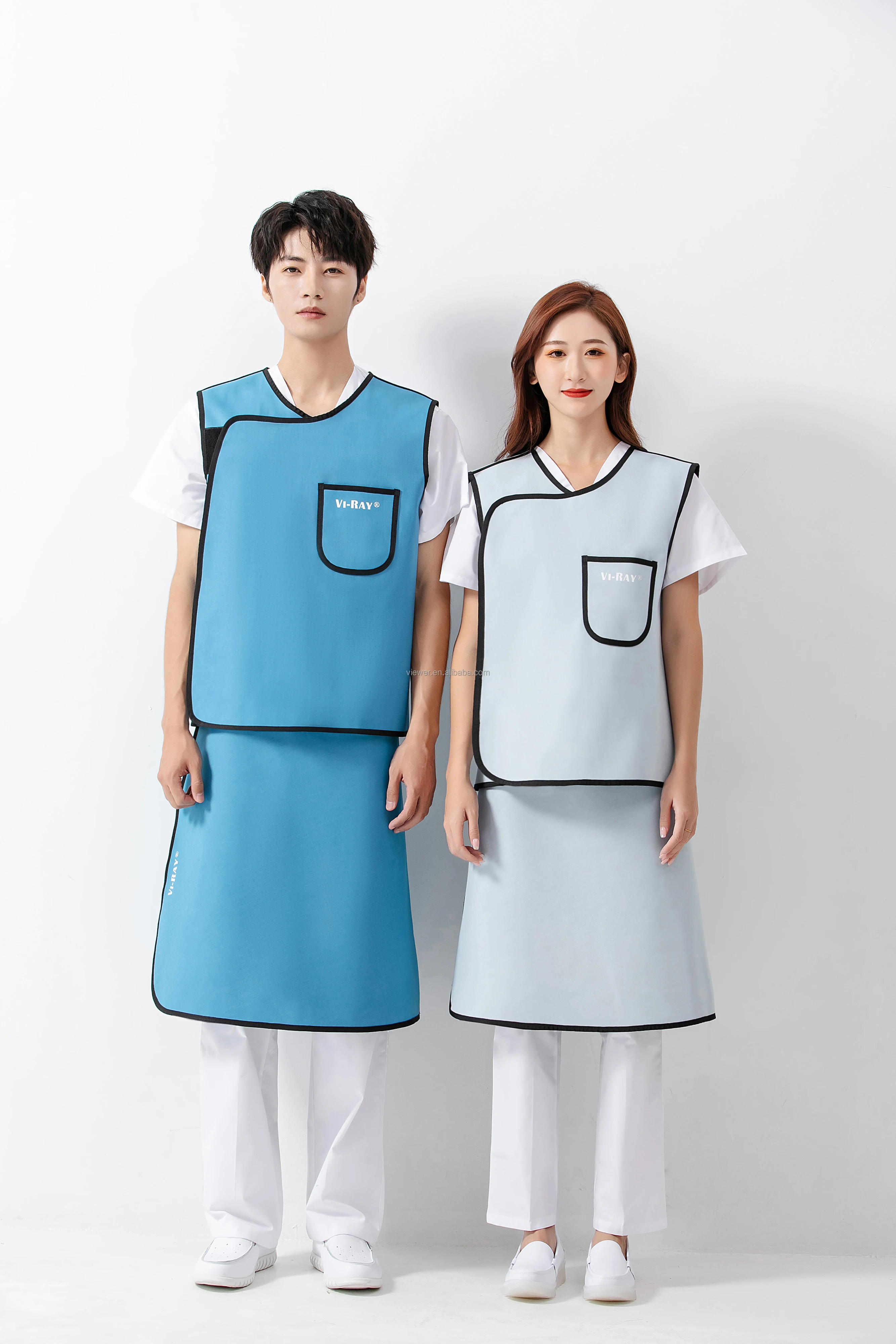 Radiation Protection 0.125mmPb/0.25mmPb/0.35mmPb Lead Free apron for X Ray Shielding