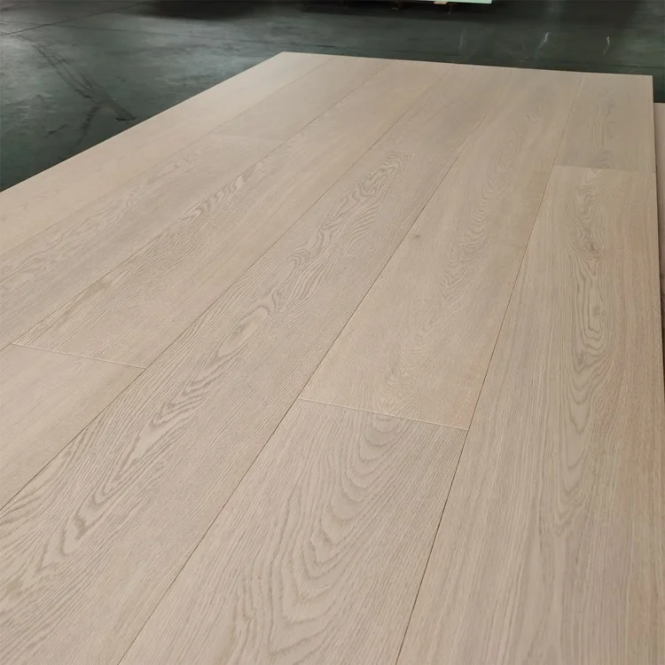 12mm 15mm 1/2' White Oak Texture Living Room Engineered Hardwood Flooring AB Grade Engineered Oak Timber Flooring