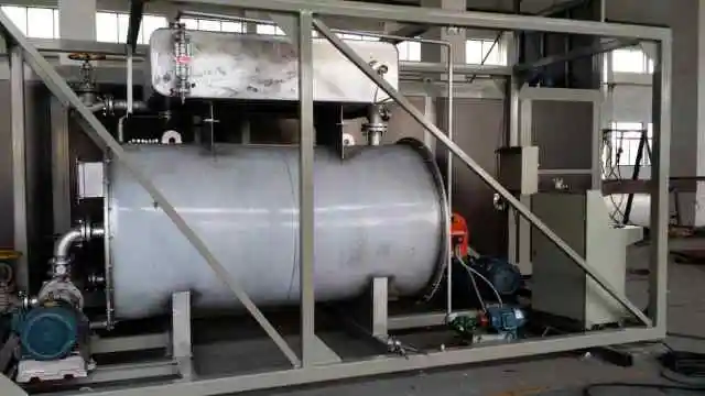 IKOM drummed bitumen drum melter melting asphalt decanter equipment