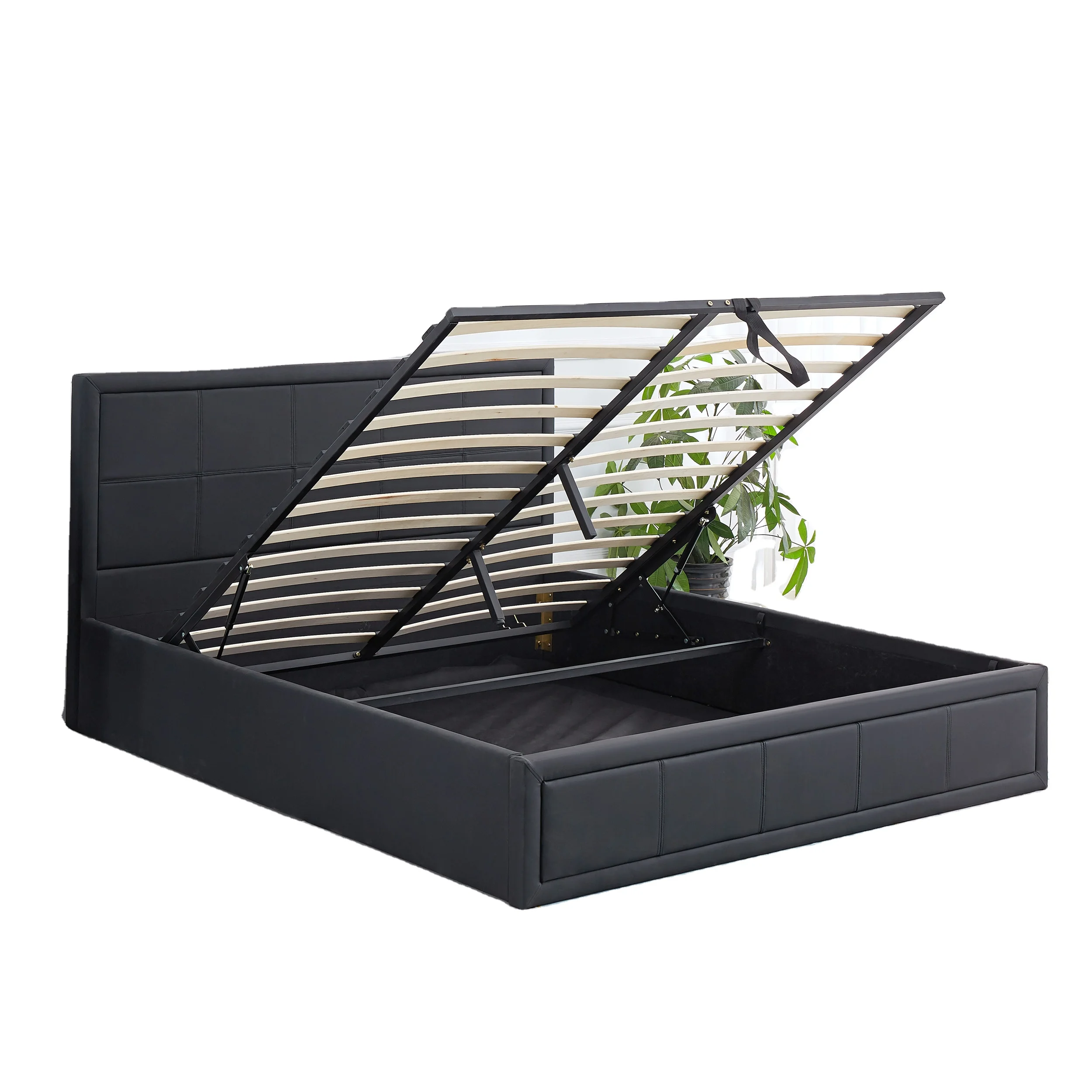 Хорошая односпальная кожаная кровать для мальчиков и девочек мебель для спальни