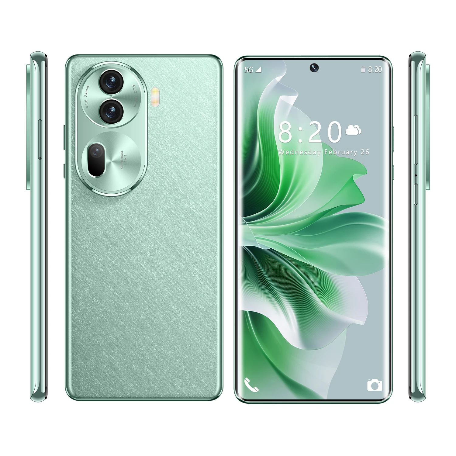 Smart Phone Renoll pro 5G 6.54 inch big screen Dual SIM Card cell phone custom smartphones android mobile phones