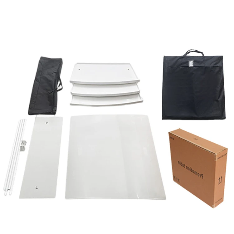 Promotional Table Displays Outdoor Portable Desk Advertising Table Square Promotion Counter