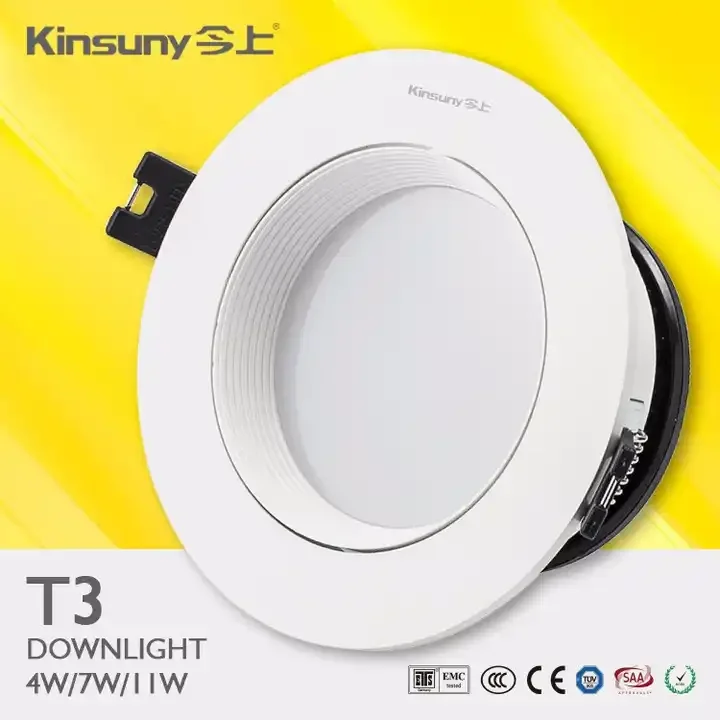 2023 PC supplier ODM 4W/7W/11W Ceiling Recessed COB LED Down Light