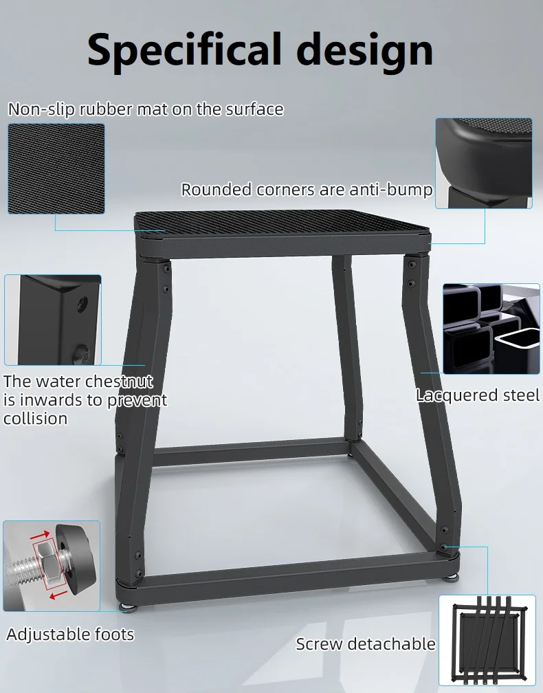 Wholesale Sport Detachable Bounce Jumping Stool Fitness Progressive Jump Box Gym Training Jumping Bench Training Equipment