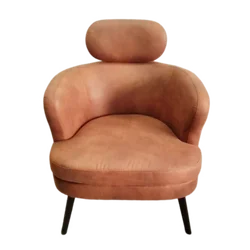 Furniture manufacturers genuine leather sofa chair design lounge metal legs modern pu leather dining chair