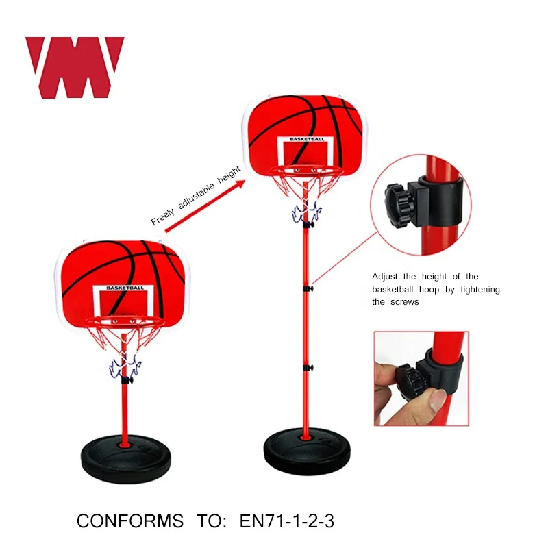 
New designs adjustable portable Kids Basketball Hoop Stand set Sport toys for Toddlers Children Indoor and Outdoor games 