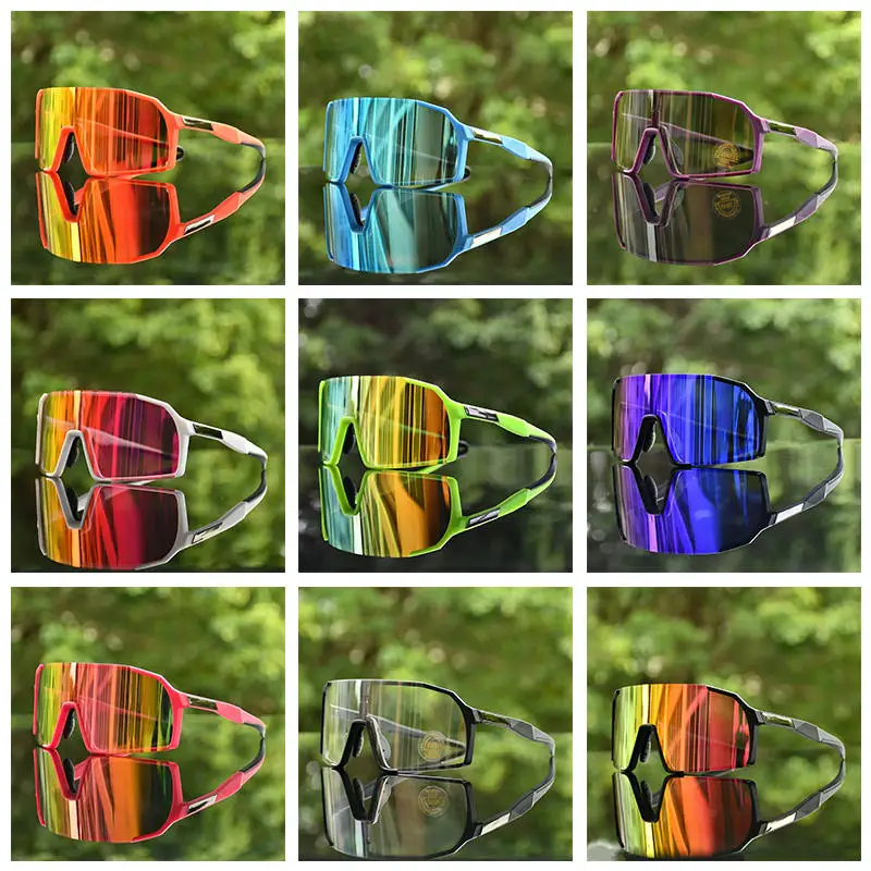 Custom brand logo Sunglasses Cycling Glasses Sports Men Sun Mountain Bike Road Bicycle Eyewear UV400 Polarized Goggles