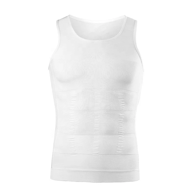 
Gentleman Seamless Belly T-shirt Slimming Body Shaper Abs Abdomen Vest for Weight Lose Men 