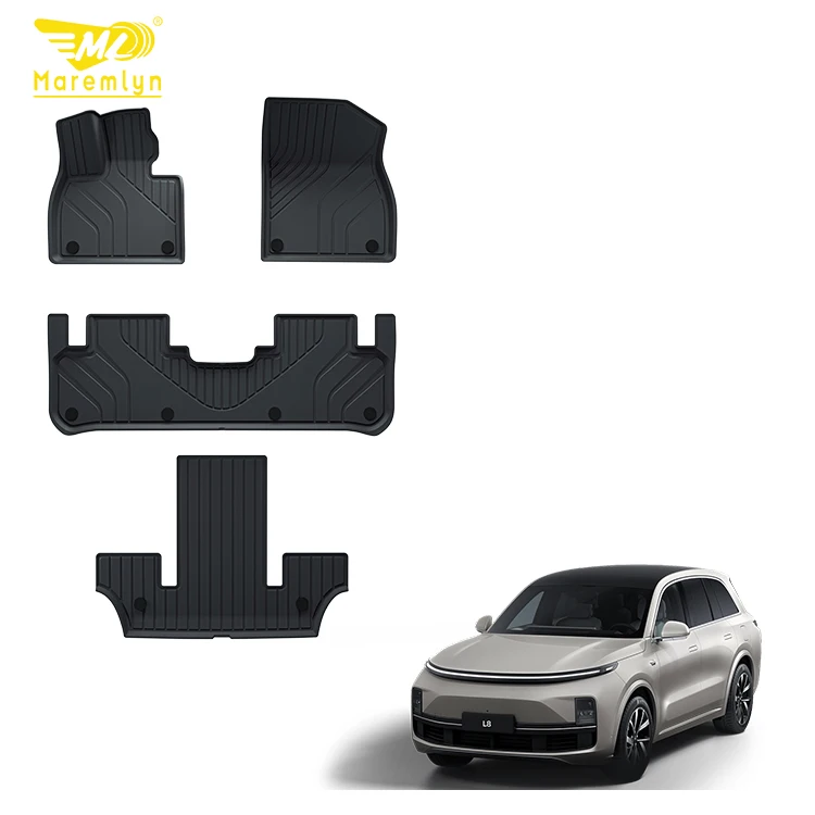 Maremlyn LHD TPE Car Floor Mat Foot Pad Carpet Liners For Lixiang L8 Mat Interior Accessories 2024