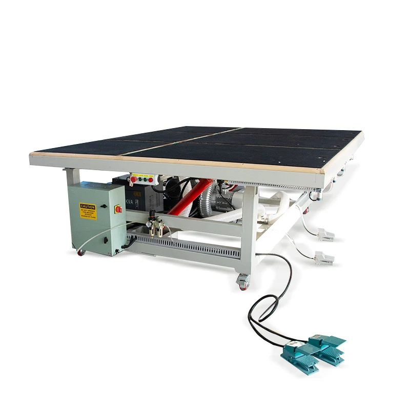 China glass machinery factory laminated glass cutting line manual glass cutting breaking table