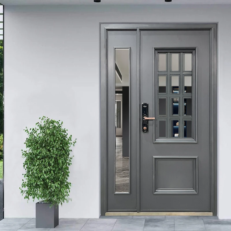 Latest High grade villa Front oxidation resistance heat insulation Entry Metal bulletproof Entrance Main Exterior Security Door