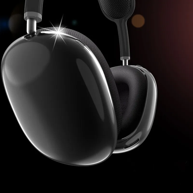 USENGKA Soft Anti-Scratch Transparent Clear Protective Cover For AirPods Max TPU Case For Airpods Max