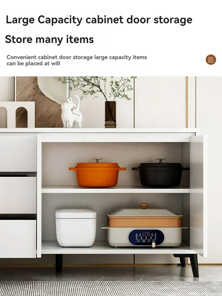 Nordic Stylekitchen Sideboard Cabinet Restaurant Side Cabinet Multi-function Cabinet Dining Room Locker Storage