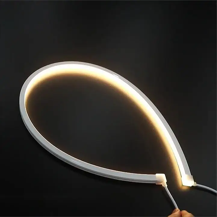 New 3X 6mm Separation Silicone Commercial Outdoor Mini Car Interior Led Neon Strip Lights