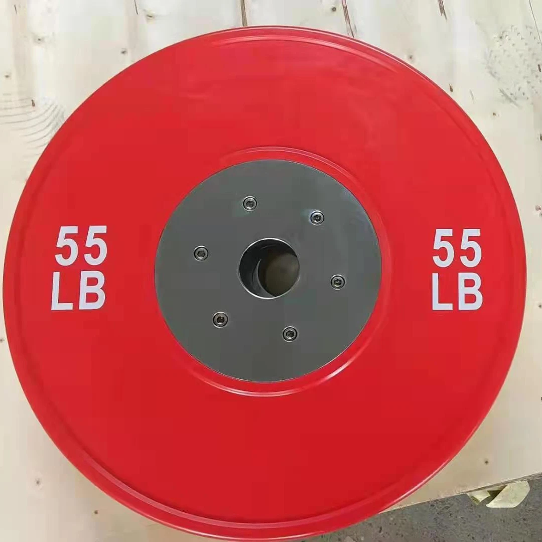 Rizhao OEM Logo  High Quality Weight Plates Competition Weightlifting Bumper Plate