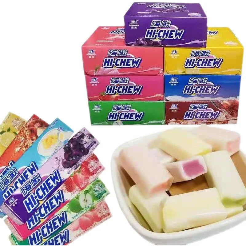 wholesale new arrival popular chewing Fruit Juice Soft Candy multi-flavor gummy sweet 57g
