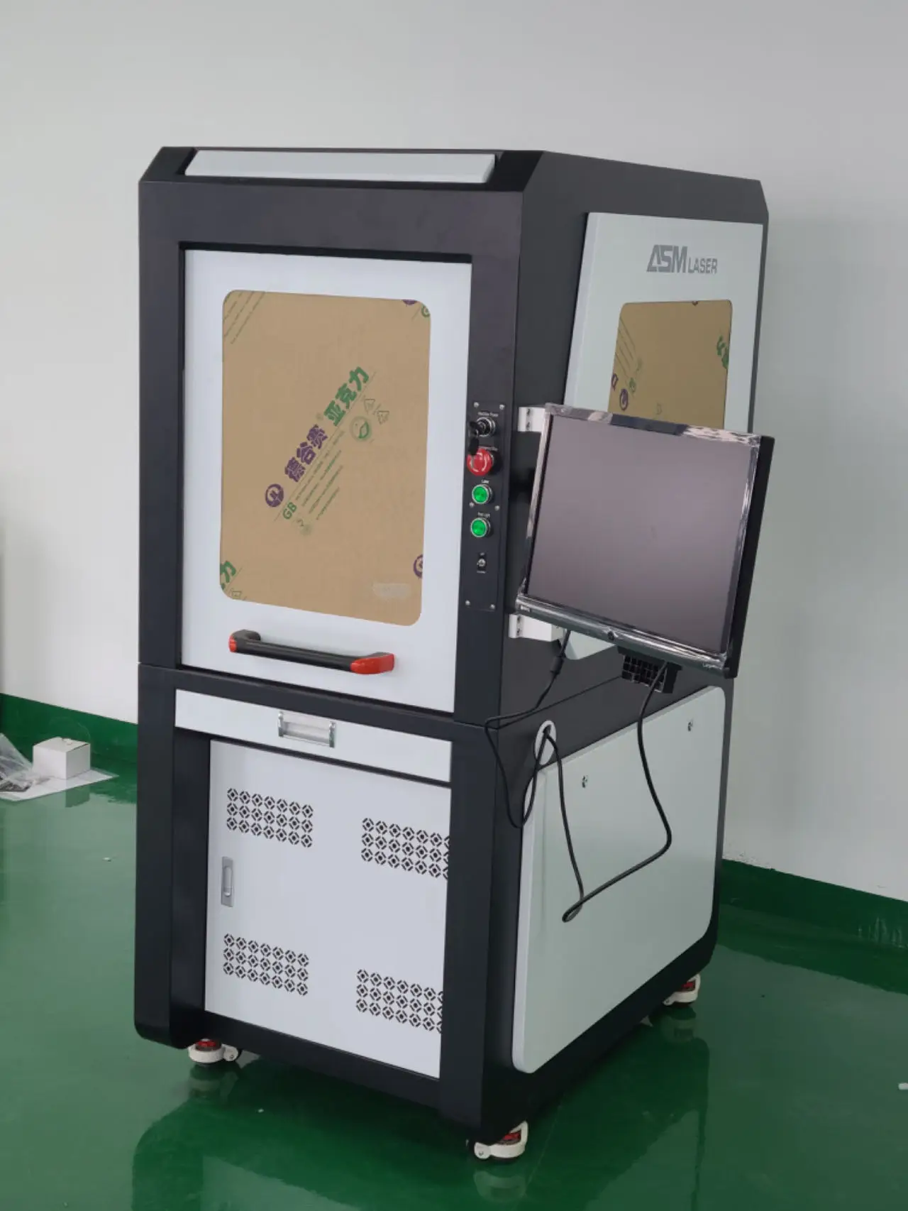 3D UV Fiber Laser Engraver 30W Power Metal Laser Marking Machine for Jewelry Gold/Silver Rings Cutting