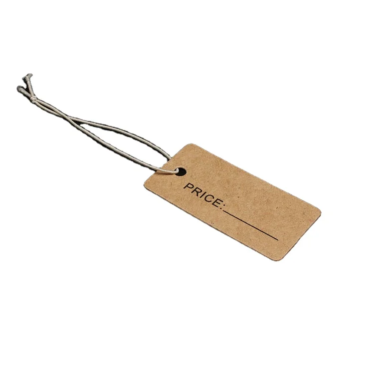 Custom Logo Printing Jewelry  Hang Tag For Sock Hangtag