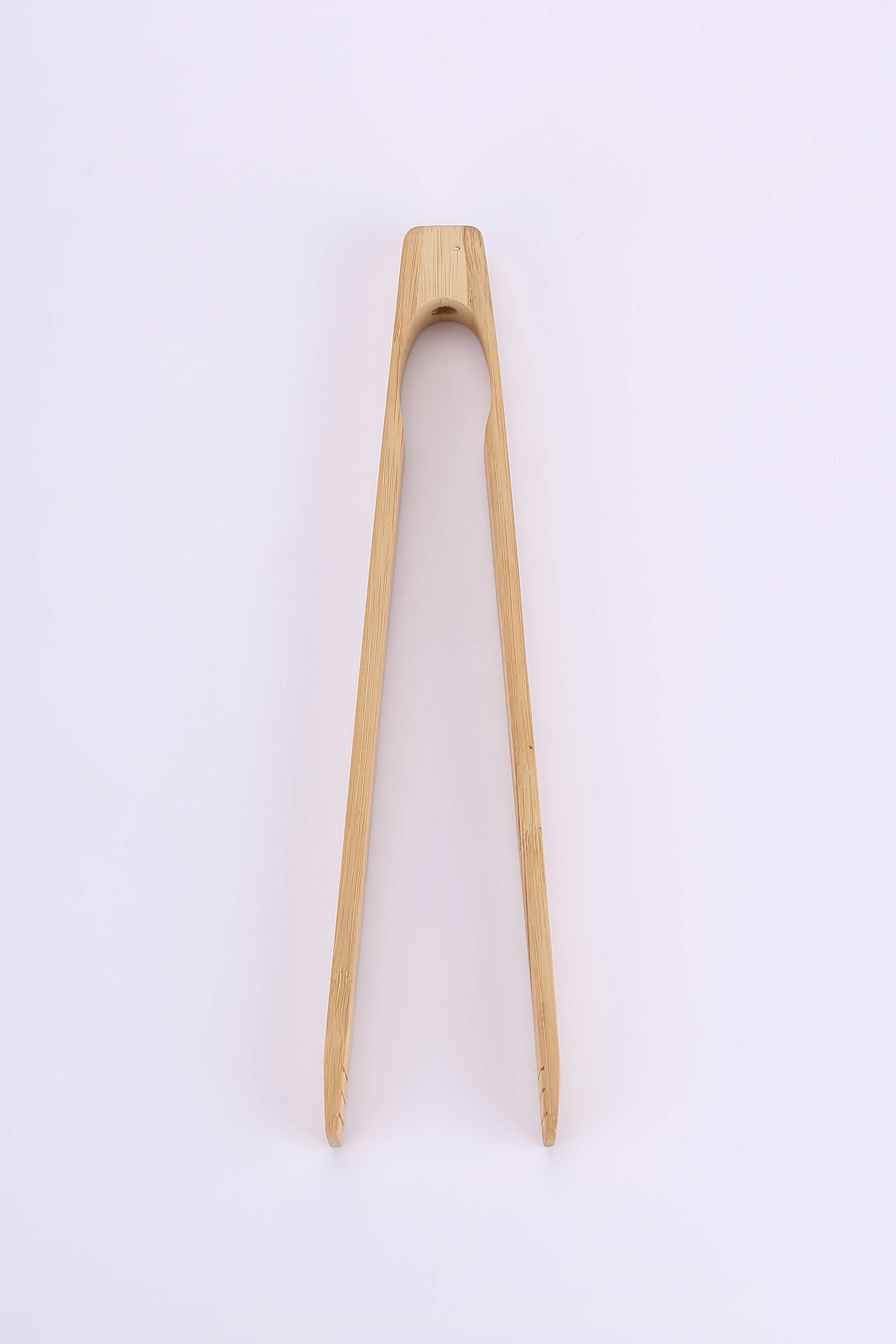 Eco-Friendly Home BBQ Wooden Food Tongs Kitchen Accessories Mini Beech Wood Salad Bread Toast Tongs