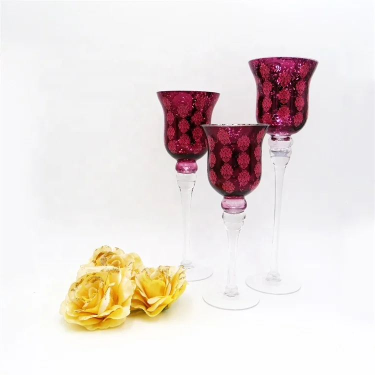 
 Хит продаж, круглый стеклянный подсвечник, высокий свадебный подсвечник  