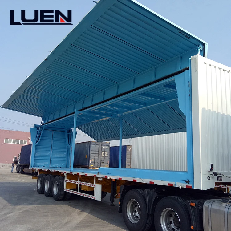 LUEN Factory Manufactured New Box Van Semitrailer Truck Trailer Logistics Transportation Express Delivery air suspension