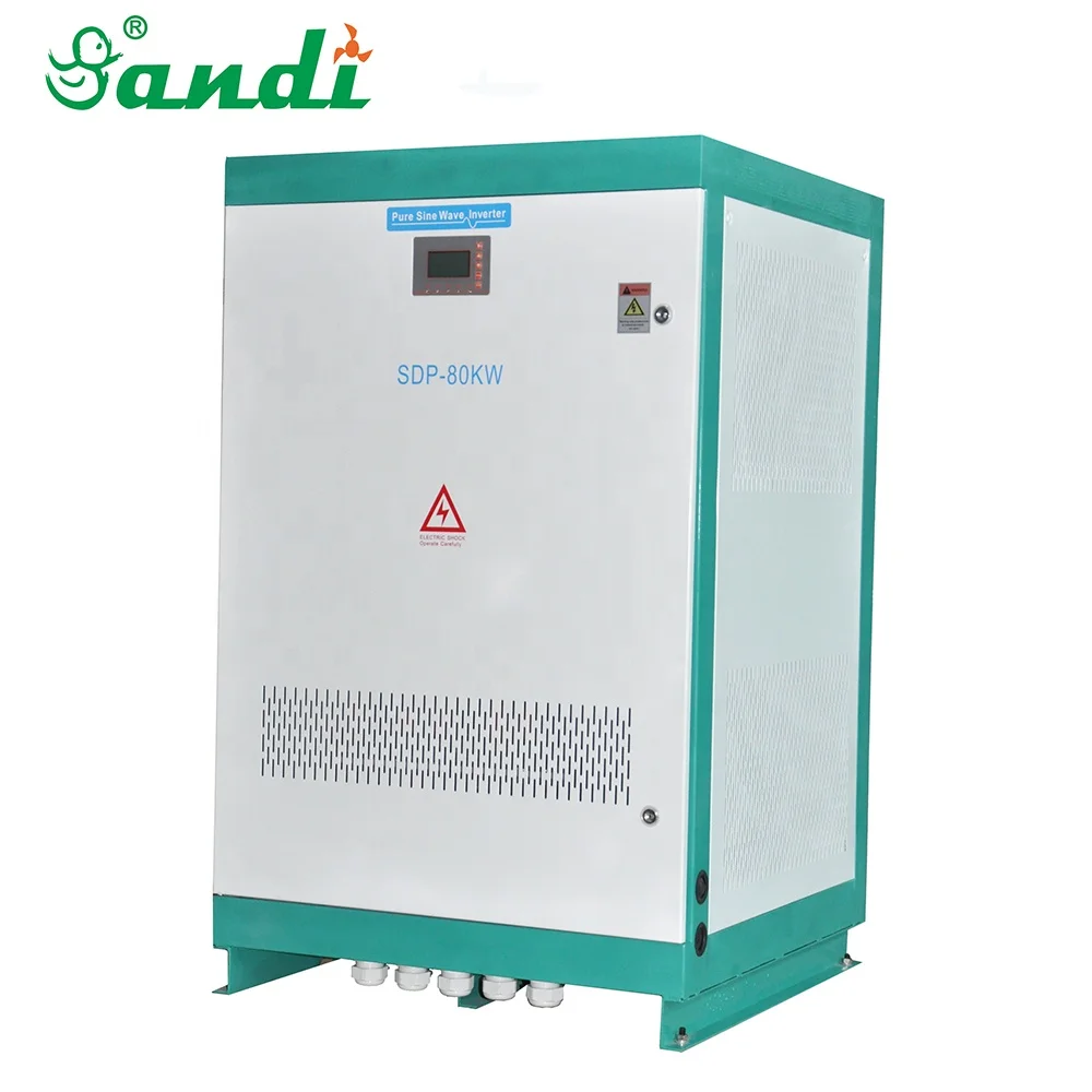 80kw 3 phases off-grid solar inverter